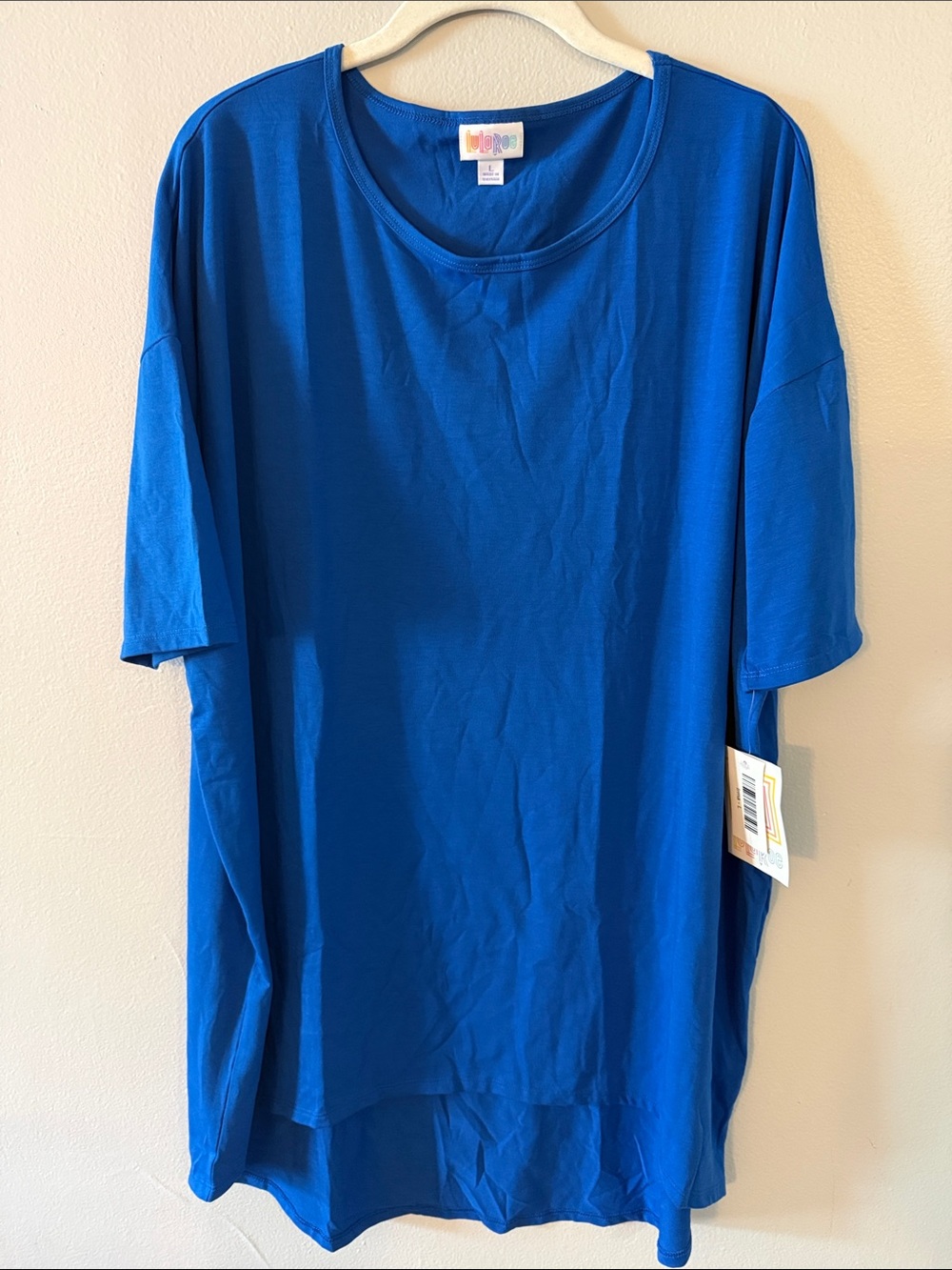 LuLaRoe Royal Blue Short Sleeve Crew Tee